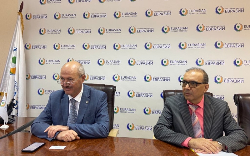 Secretary General of the Eurasian Peoples' Assembly met with the rector of V.G. Shukhov Belgorod State Technological University