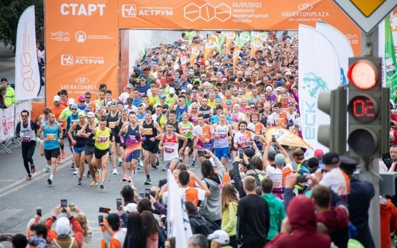 Народы мира на марафоне в Уфе