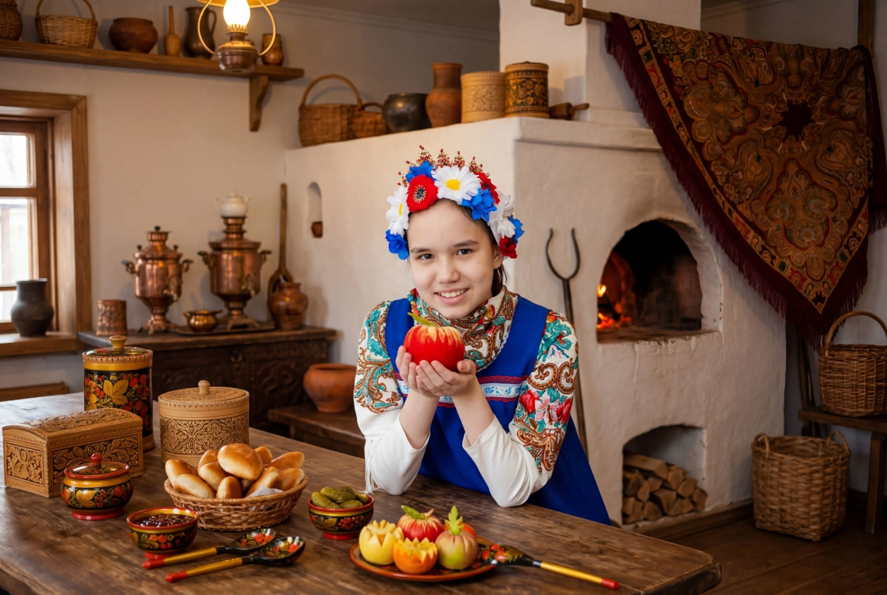 Школьники побывали на уроке счастья с костюмами народов мира и искусственным интеллектом в рамках программы «Счастье есть!»